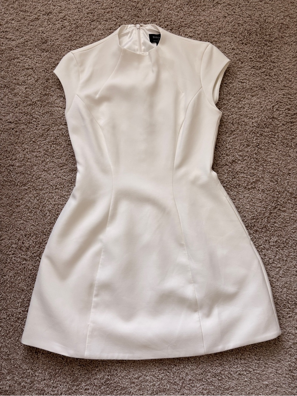 Bardot Delphi Mock Neck Cap Sleeve Minidress - Picture 2 of 6